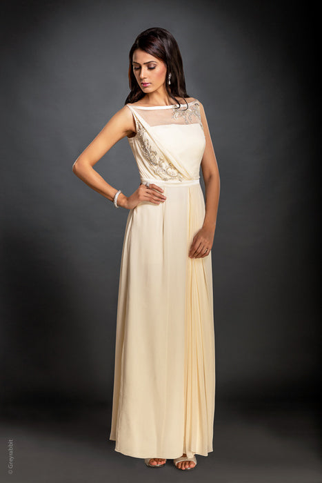 ONE PIECE PURE GEORGETTE GOWN