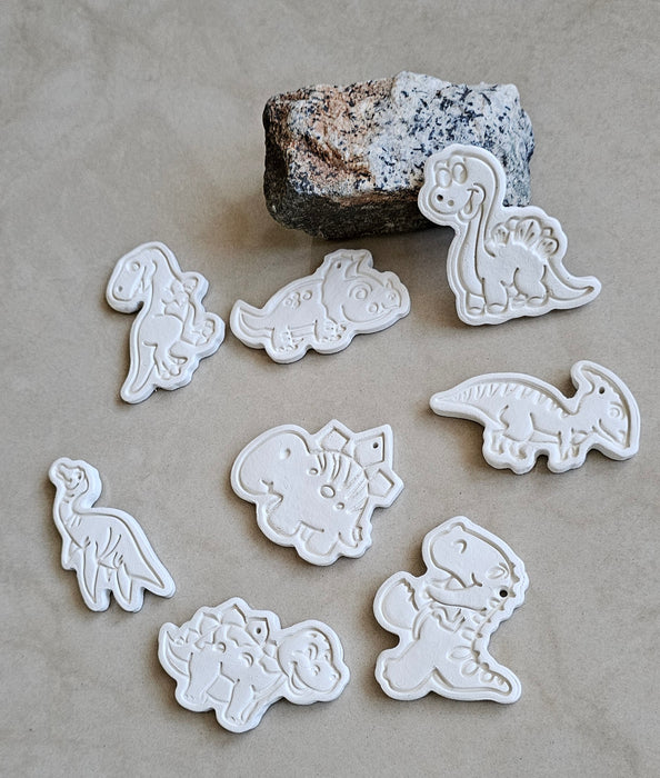Dino clay charms for kids