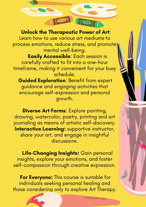 Healing Through Art : An Introduction to Art Therapy Course