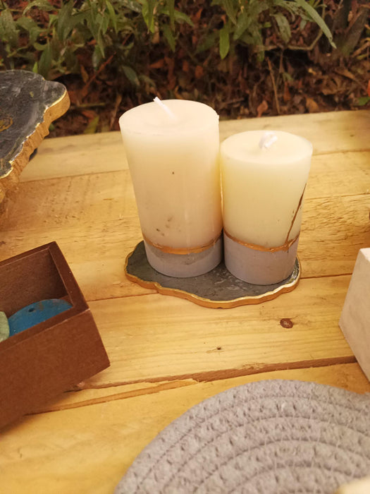 concrete luxury candle - Aayrah' colors of my life