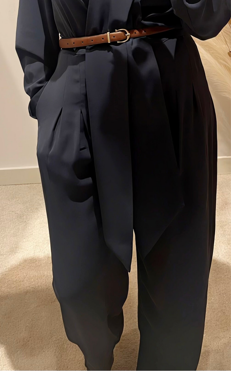 Amal balloon pleated pants