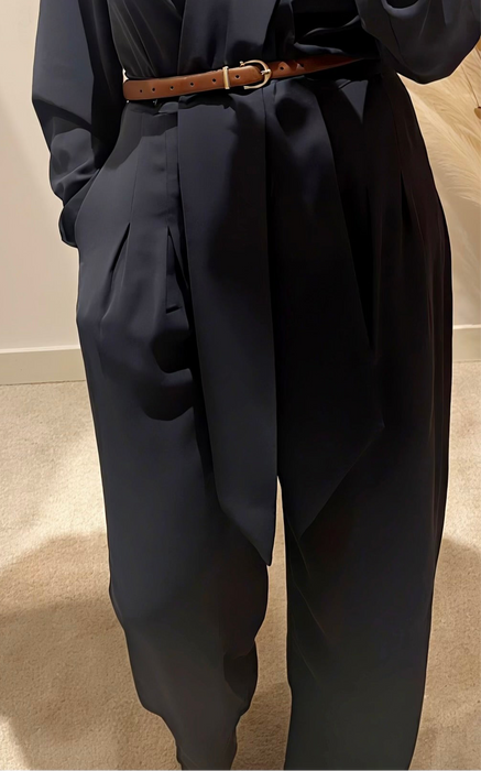 Amal balloon pleated pants