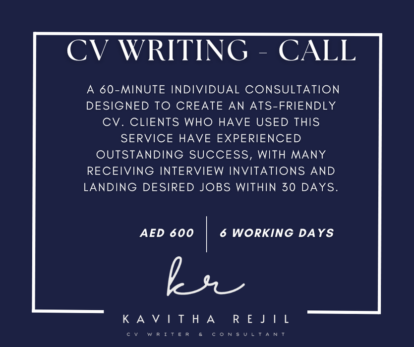 CV Writing Consultation - Call