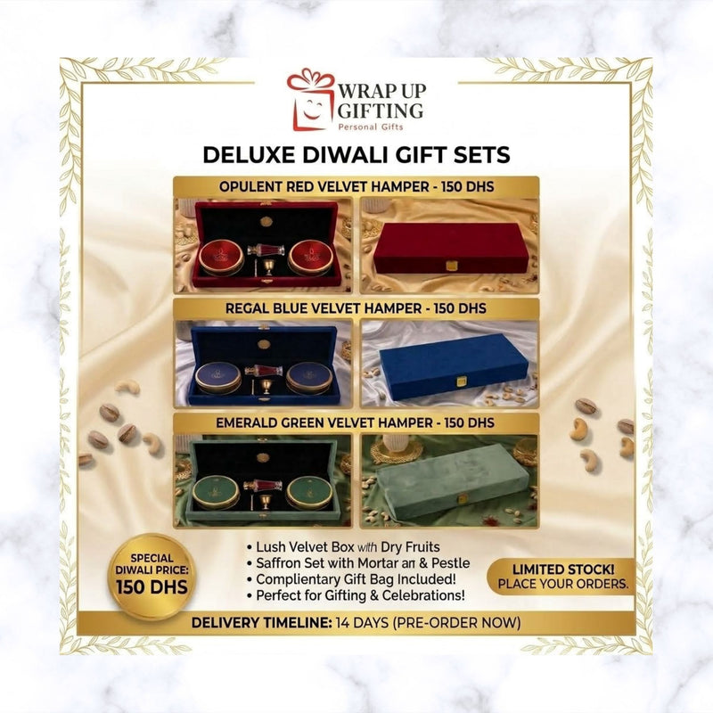 Diwali Velvet Hamper Collection | Wrap Up Gifting
