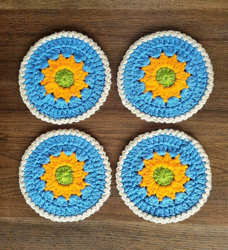Rangoli Coasters (set of 4)