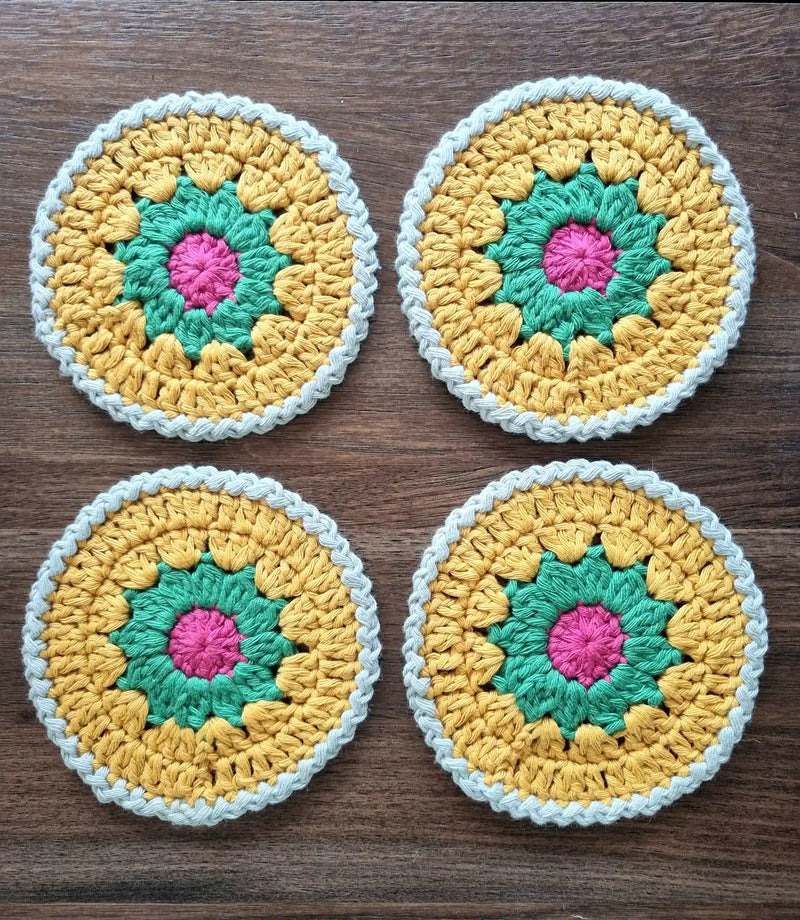 Rangoli Coasters (set of 4)