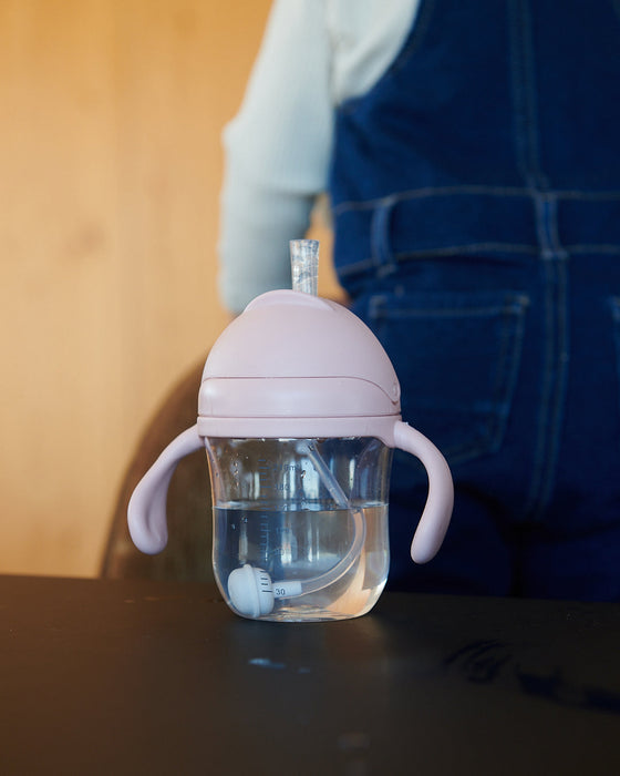 Mininor - Straw Bottle Tritan 220ml Rose