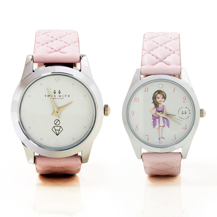 Heera’s matching mother and daughter watches set