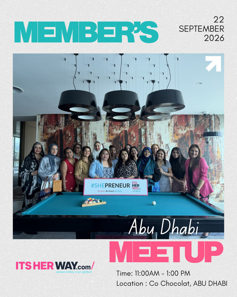 Members Morning Meetup | Abu Dhabi | 22 September 2026