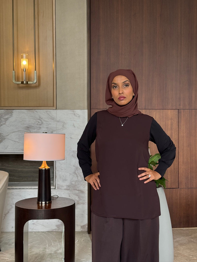 Amina trousers and tank top set