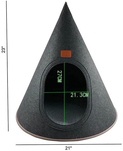 Chic Pet Haven: The Pet Retreat Teepee Tent (60 CM)