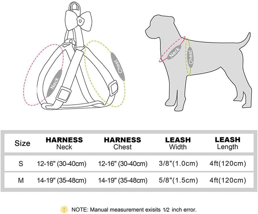 Polka Dot Realness Harness and Leash Set! (Green & Pink)