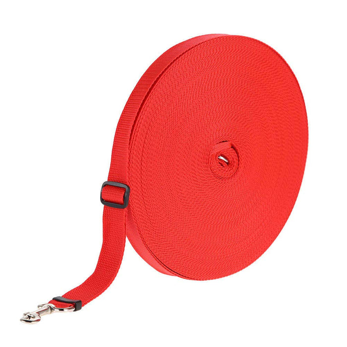 15m Adventure Leash | Extra Long and Secure Dog Leash (Red)