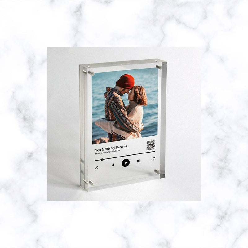 Customized Spotify Frame | Spotify Acrylic Plaque | Hanging Wall Display Frame