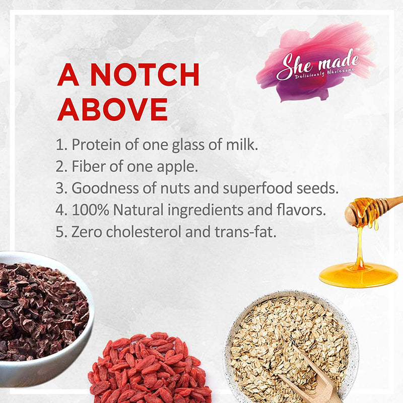 She Made Cacao Goji Granola 250g