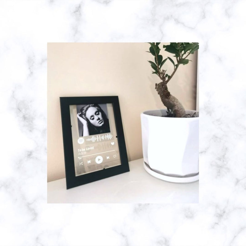 Customized Spotify Frame | Spotify Acrylic Plaque | Hanging Wall Display Frame