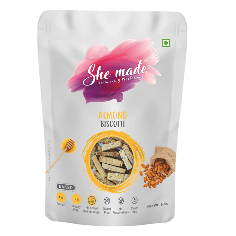 She Made Almond Biscotti 150g