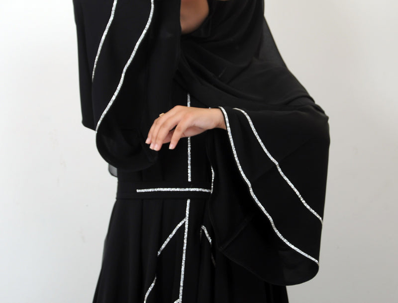 Amal Silver Abaya