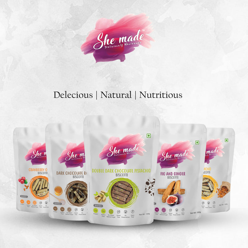 She Made Almond Biscotti 150g