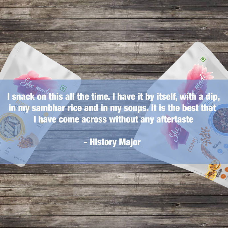 She Made Caramelized Onion Crackers 150g