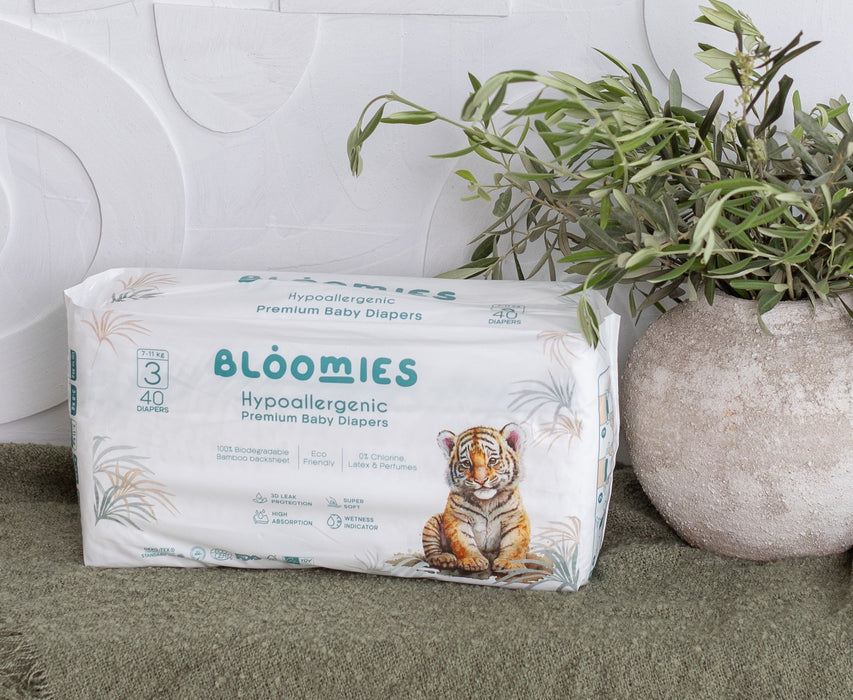 Bloomies Baby Diapers - Size 3 (Baby 6-11kg)