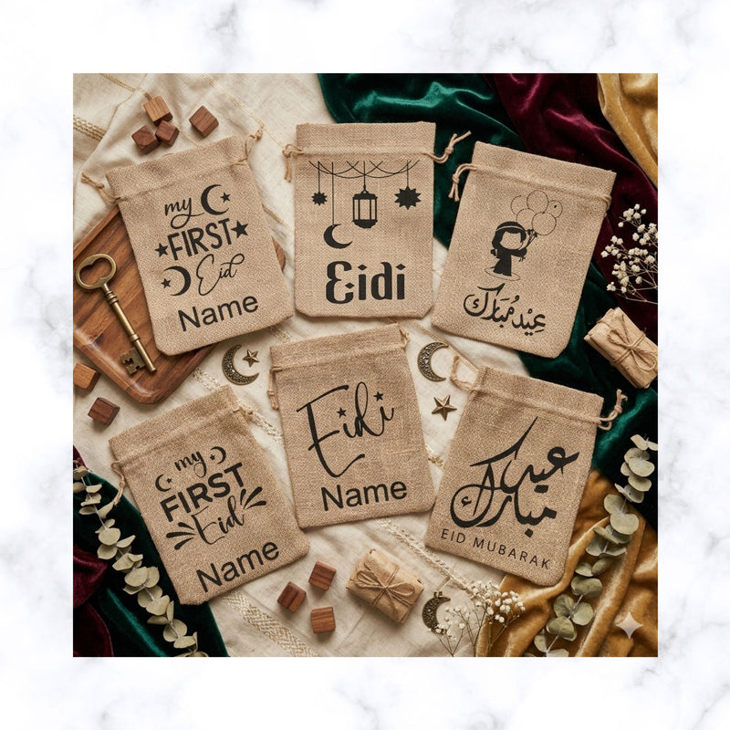 Personalized Ramadan & Eid Gift Bags – Elegant Custom Keepsakes