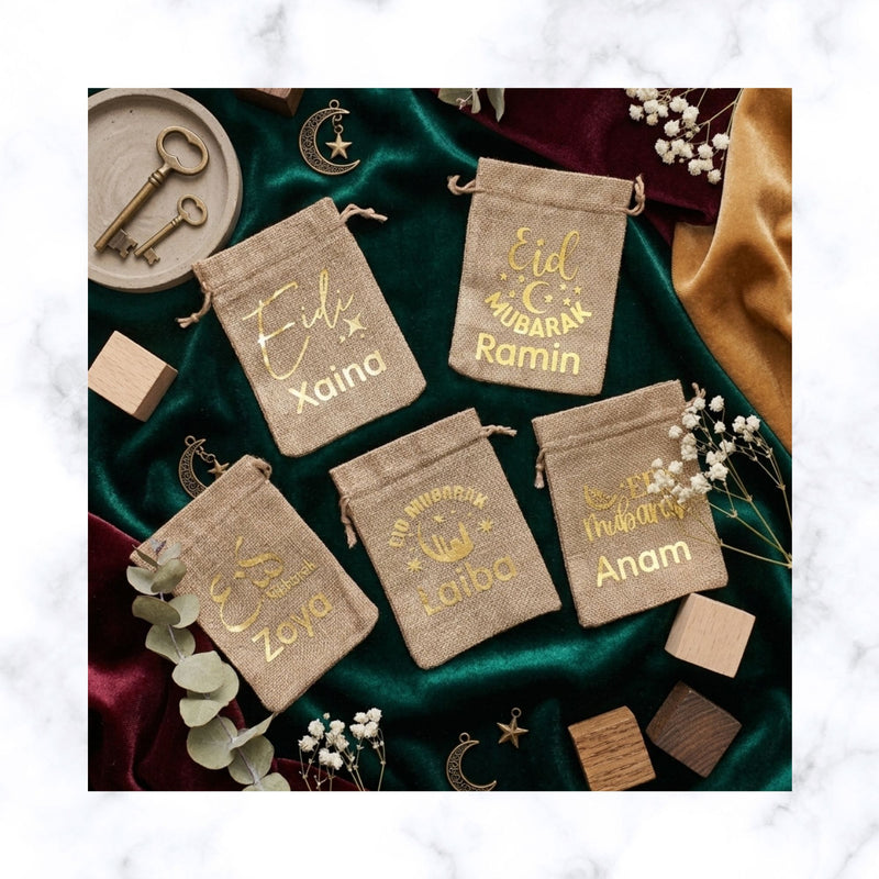 Personalized Ramadan & Eid Gift Bags – Elegant Custom Keepsakes