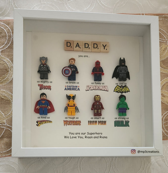 DADDY YOU ARE SUPERHERO FRAME --FATHER 01