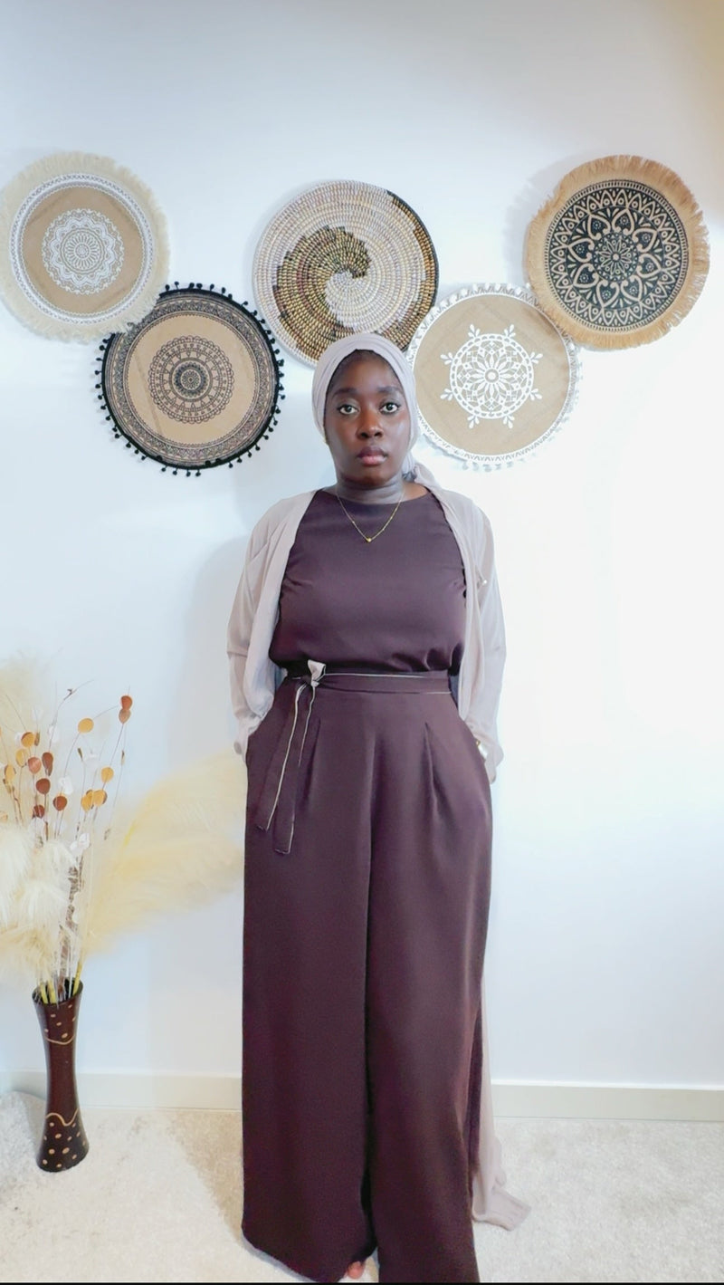 Amina trousers and tank top set