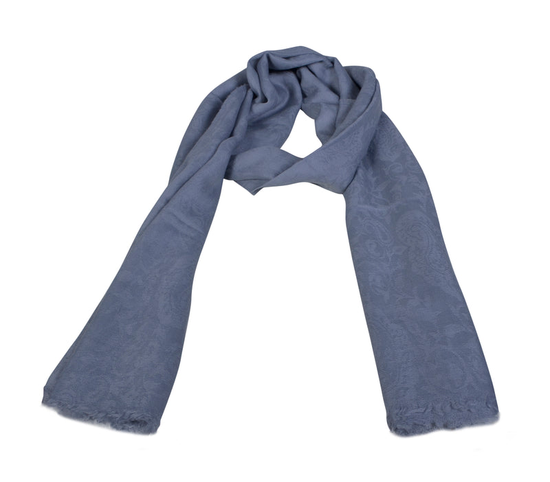 Grey Pure Pashmina Stole - Unisex