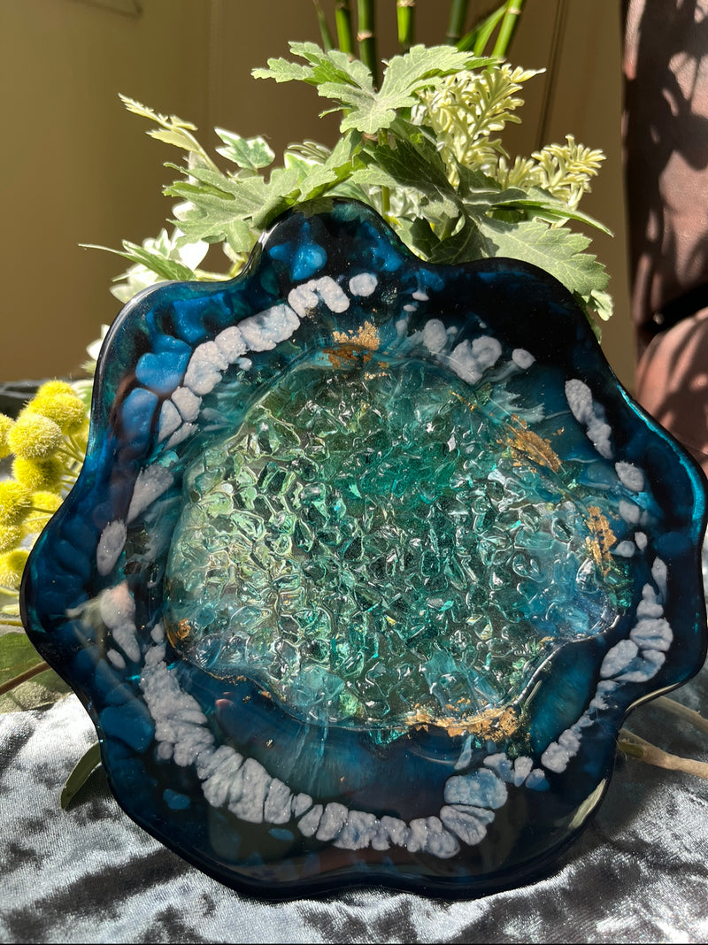 Druzy Agate With Crystals
