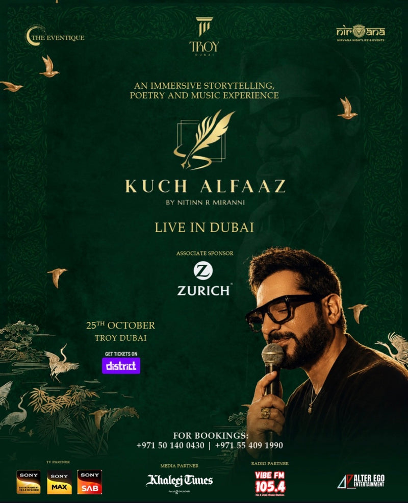 Kuch Alfaaz by Nitinn R Miranni | 25th October 2026