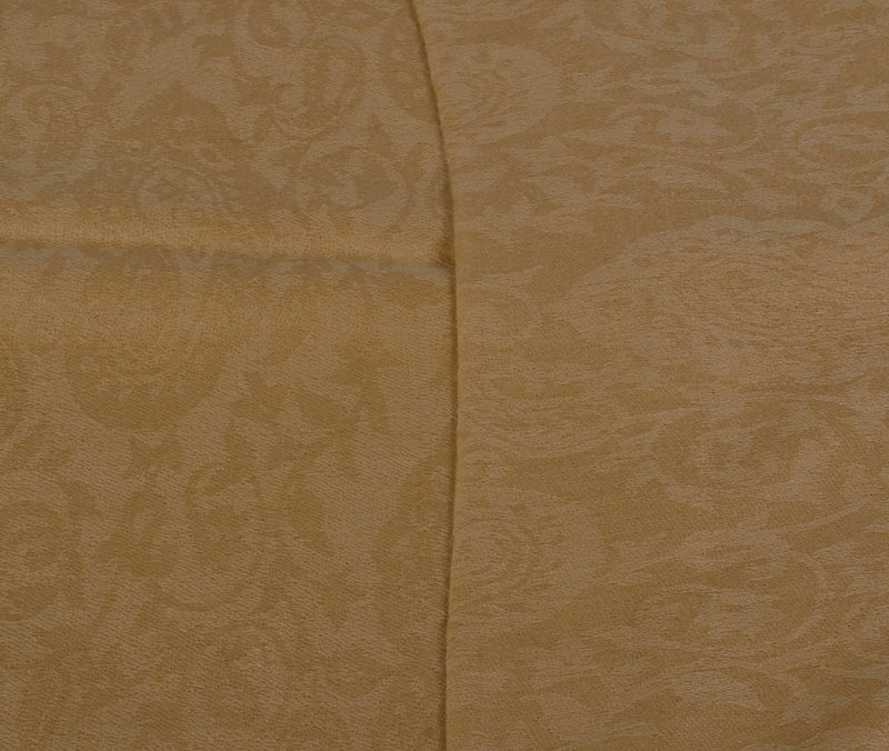 Mustard Pure Pashmina Stole  - Unisex