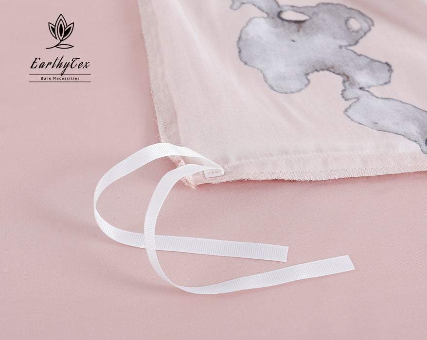 Pink Leafy Dreams Bedding Set