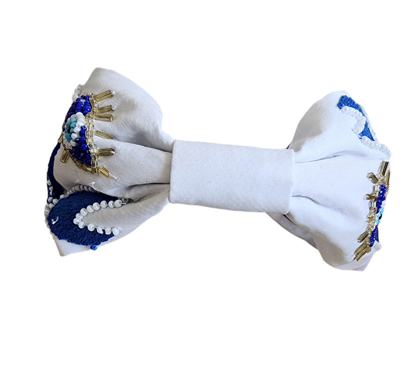 Floral Embroidery Handmade Headband  - Style Bazaar