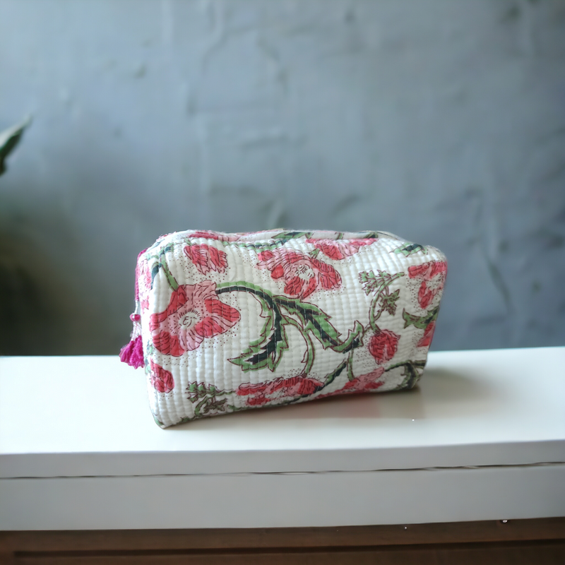 Block Print Multipurpose Pouch
