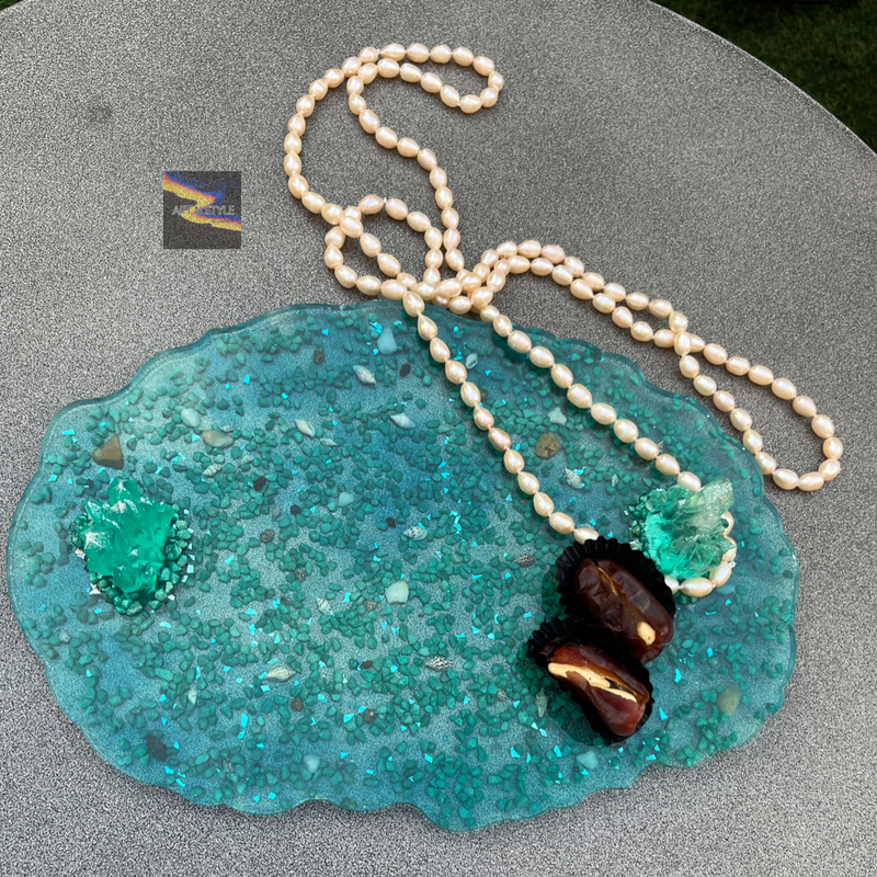 Rocks and Ocean Plate