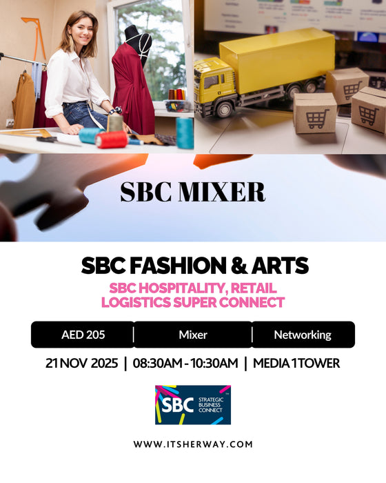 SBC Fashion & Arts + SBC Hospitality, Retail & Logistics Super Connect - 21st November 2025