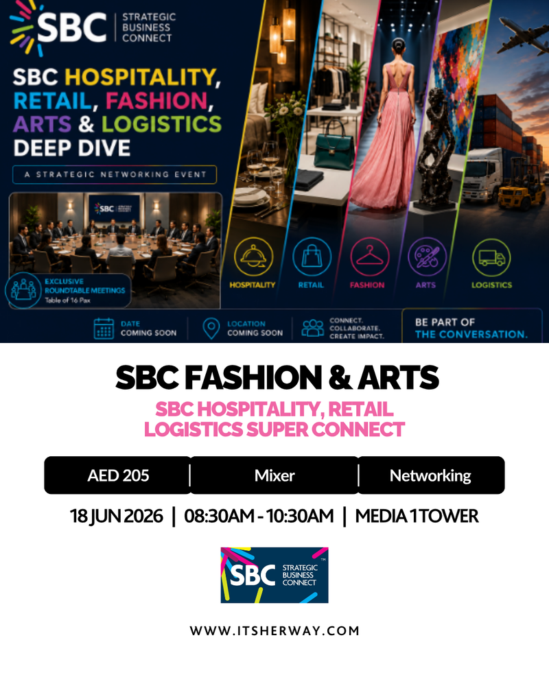 SBC Fashion & Arts + Hospitality, Retail & Logistics Super Connect - 18 JUN 2026