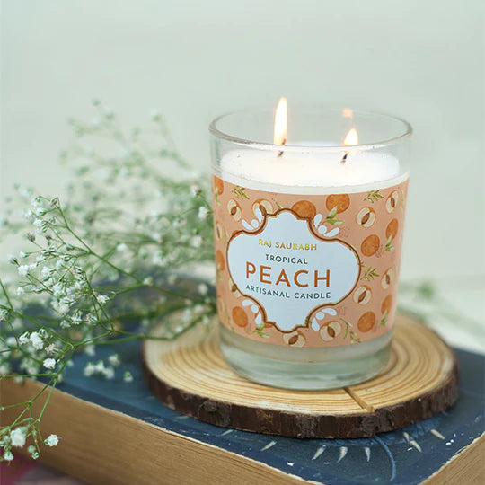 Tropical Peach Artisanal Candle