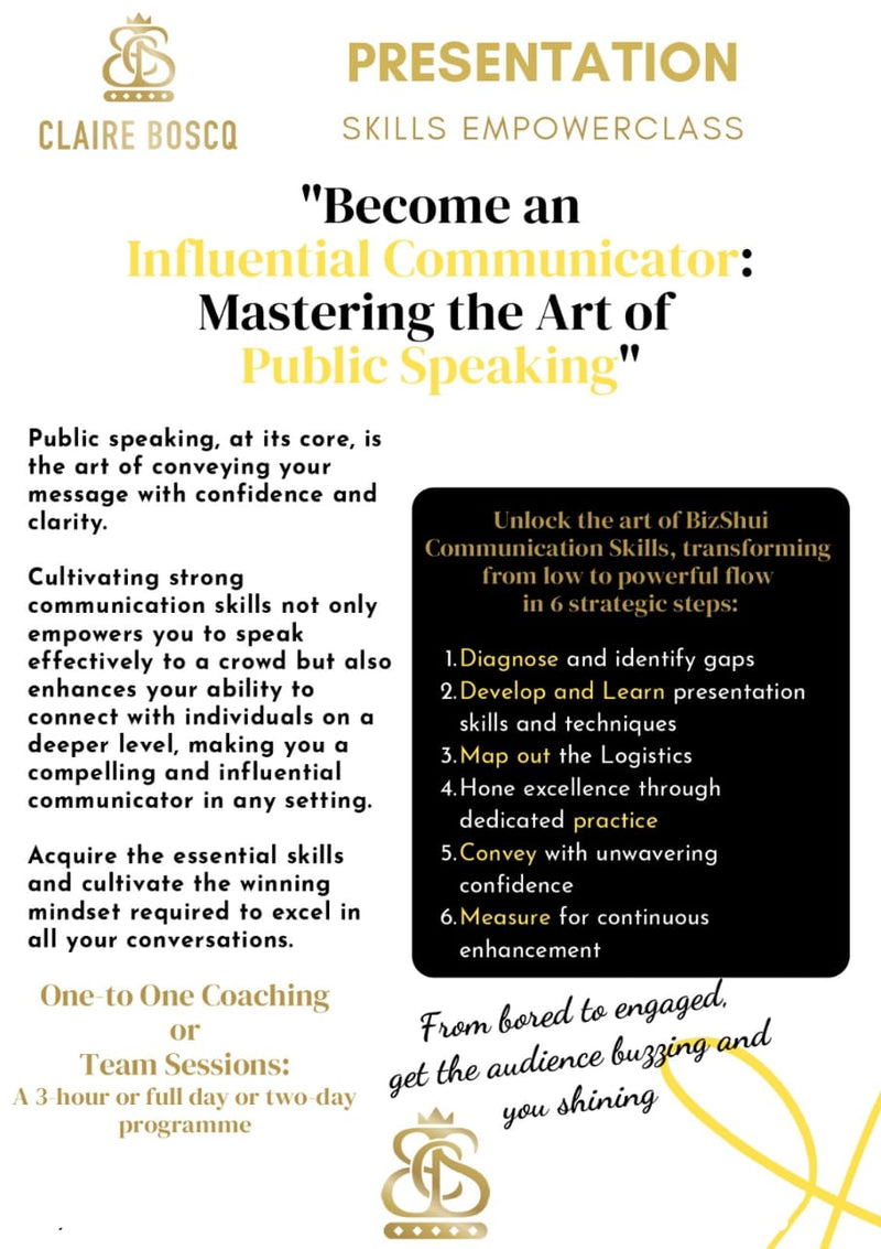 One-On-One Coaching/Presentation skills