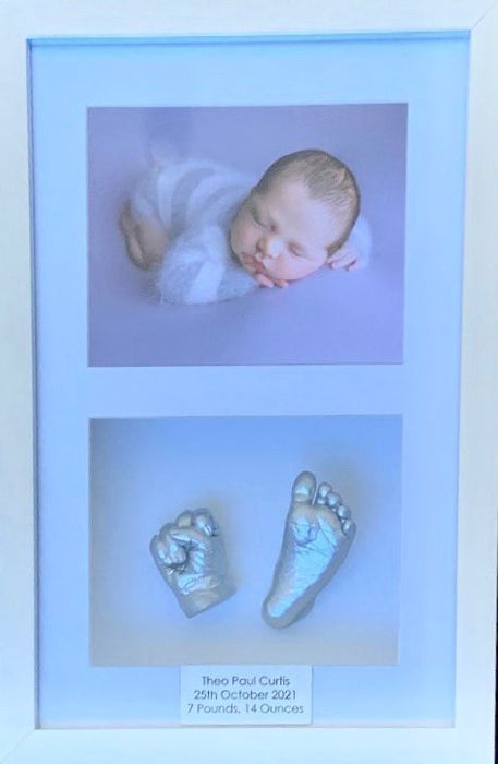 Newborn cast with photo