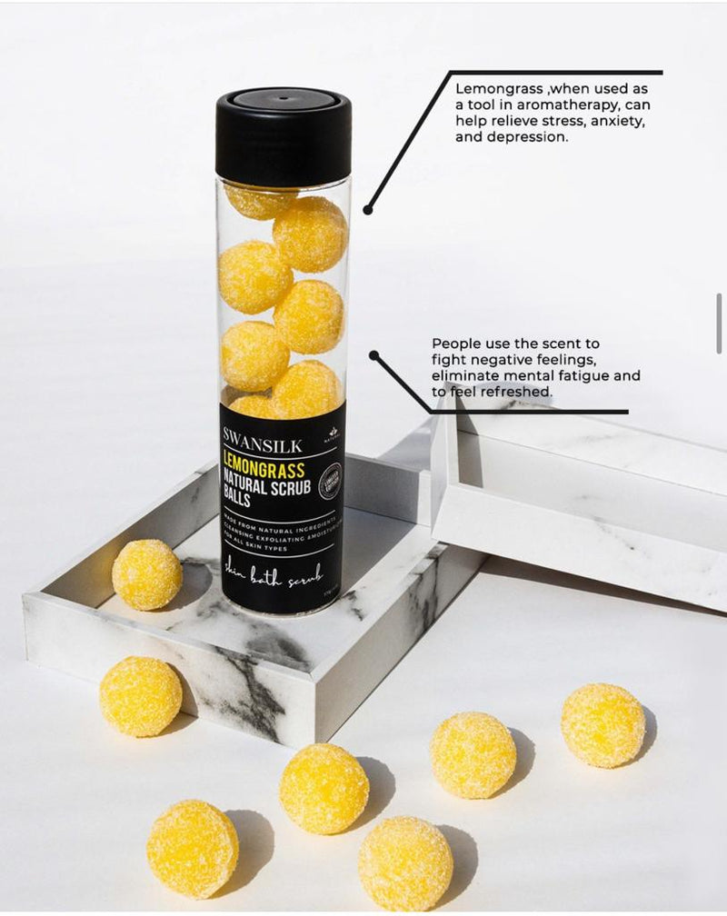 Lemongrass Natural Scrub Balls