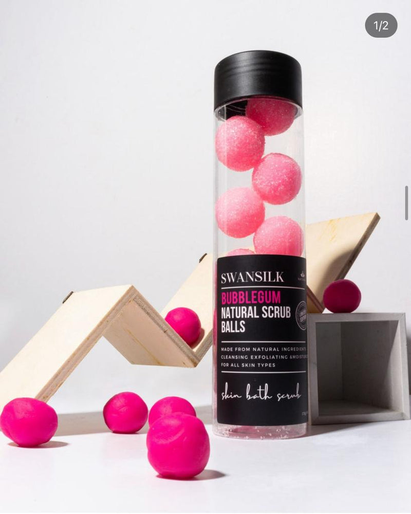 Bubblegum Natural Scrub Balls