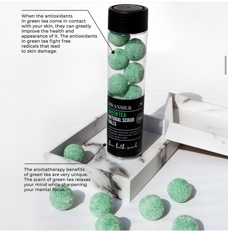 GreenTea Scrub Balls