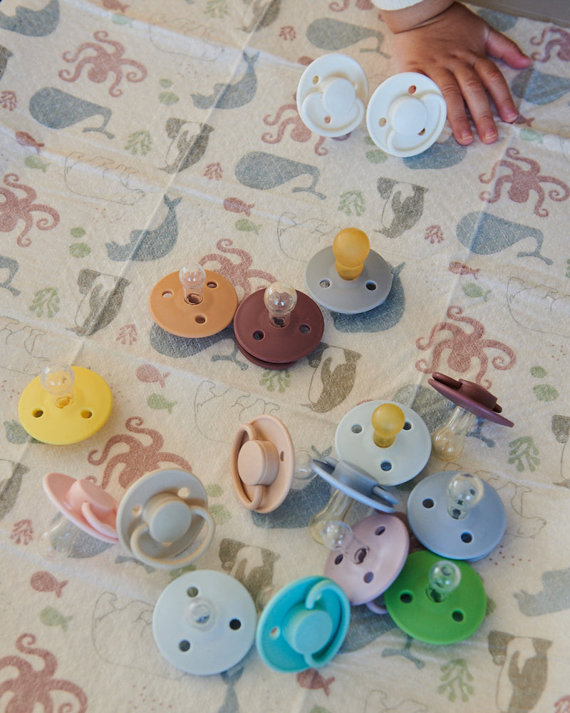 Mininor - Round Pacifier Silicone 0M