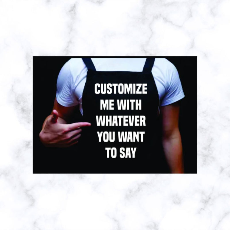 Personalised Black Apron | Gift for bakers | Birthday Gift | Mothers day Gift | Teachers Gift | Sweet 16 Gift | Gift for Girls | Birthday Return Gift