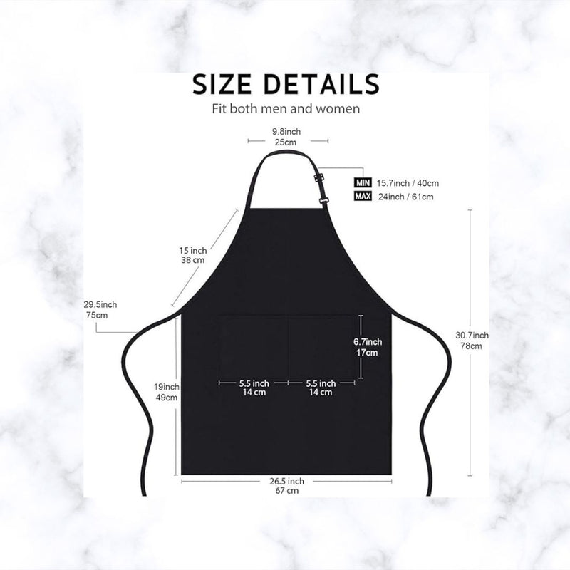 Personalised Black Apron | Gift for bakers | Birthday Gift | Mothers day Gift | Teachers Gift | Sweet 16 Gift | Gift for Girls | Birthday Return Gift
