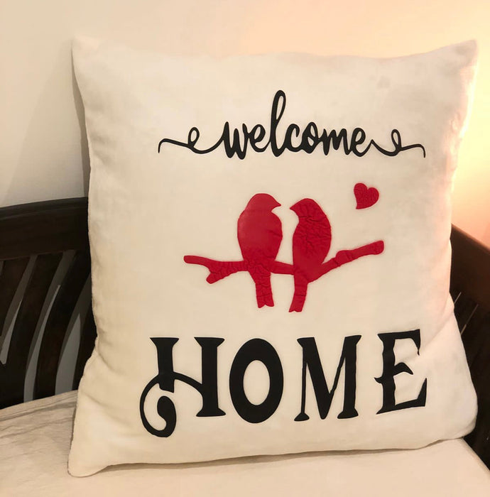 CUSHION COVER -Welcome Home