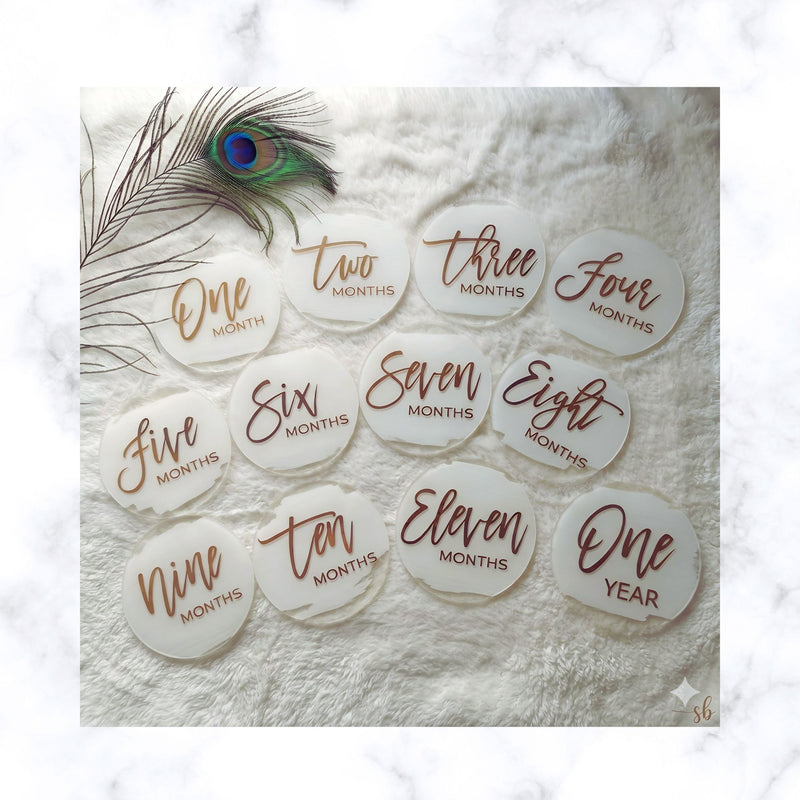 Signature Acrylic Baby Milestone Collection
